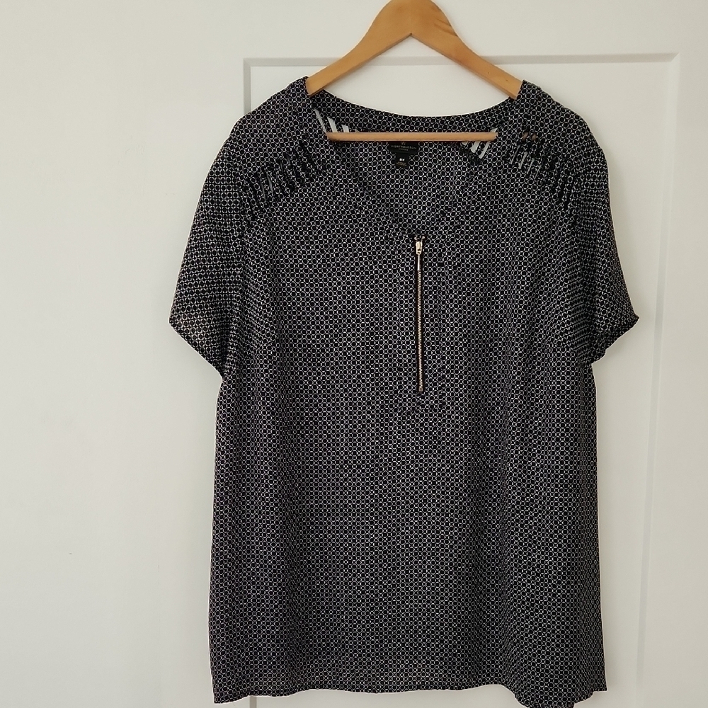 Worthington Patterned Top - Picture 2 of 2
